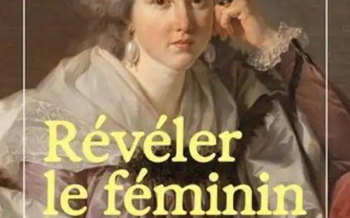 18e-eeuws portret van een elegante vrouw in kant naast mode bij Het vrouwelijke onthullen in Musée Cognacq-Jay.