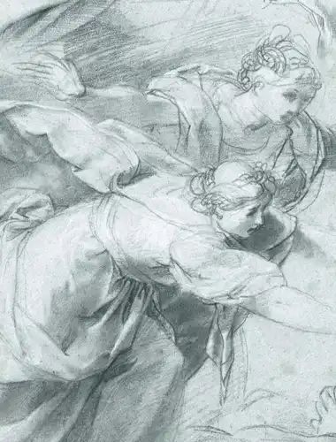 Dessin italien au fusain du XVIIe siècle à l'exposition Dessins du Seicento : l'Italie du XVIIe siècle.